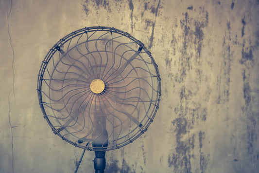 House fan circulating air in the house