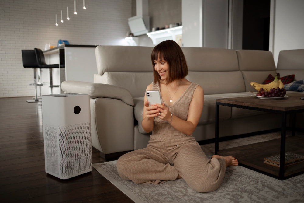 Portable Air Conditioner in a modern living room