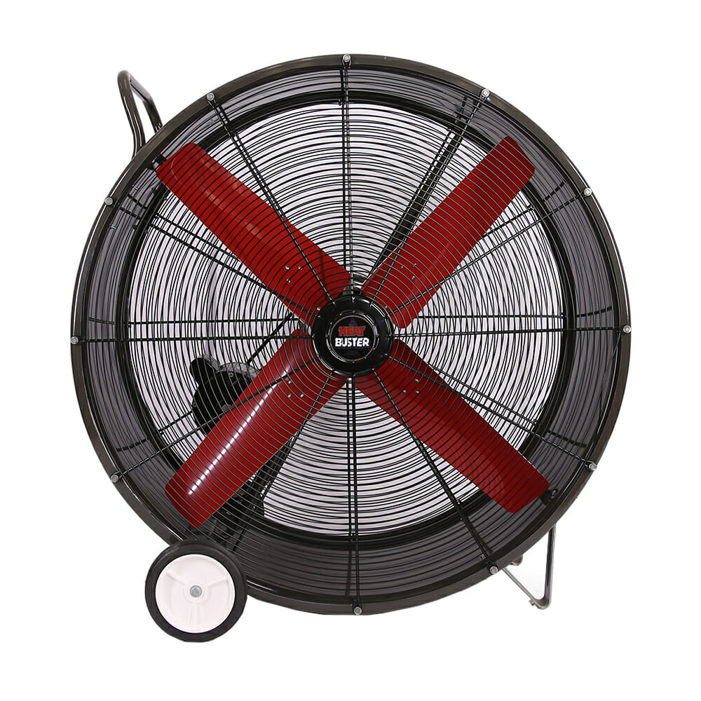 TPC4213-T Triangle 42" 1 Speed 1/2 HP 115V 1-Phase Totally Enclosed Motor Belt Drive Heatbuster Portable Fan