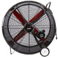 TPC3613-T 36" 1 Speed 1/2 HP 115V 1-Phase Totally Enclosed Motor Belt Drive Heatbuster Portable Fan